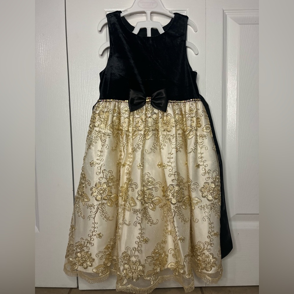 American Princess Black & Gold Dress